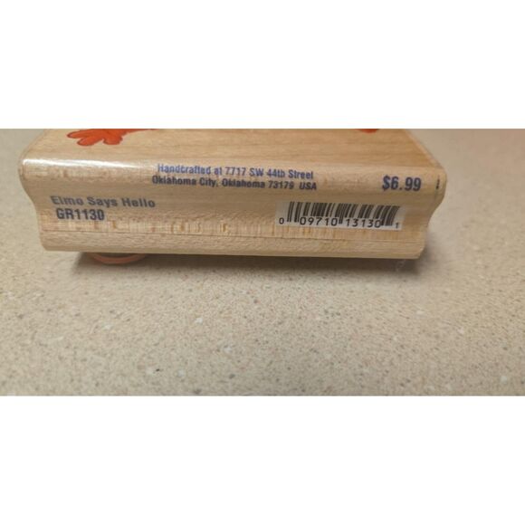 Stampabilities Sesame Street Elmo Rubber Stamp 2007 - Picture 3 of 4